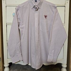 Men's Crimson/white Checkered Alabama Shirt